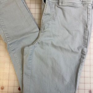 Misty Blue/Gray  Crop Casual Pants